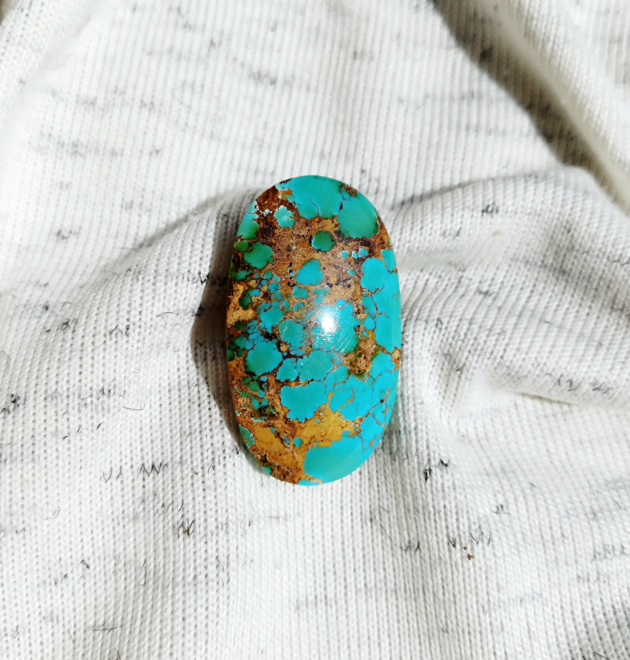 Natural damqan D 21 Damghan Natural Turquoise - D-21 - Image 1