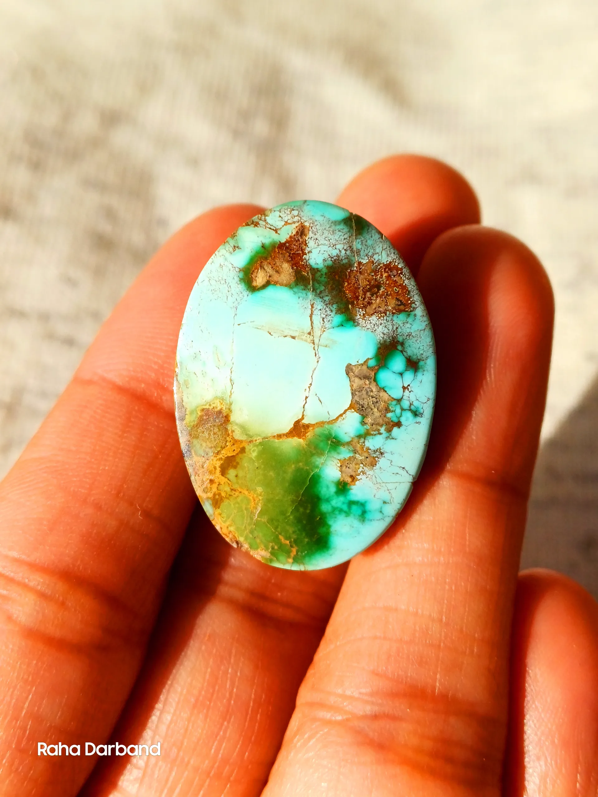 Natural neshabury 003 Neyshabur Natural Turquoise - N-003 - Image 1