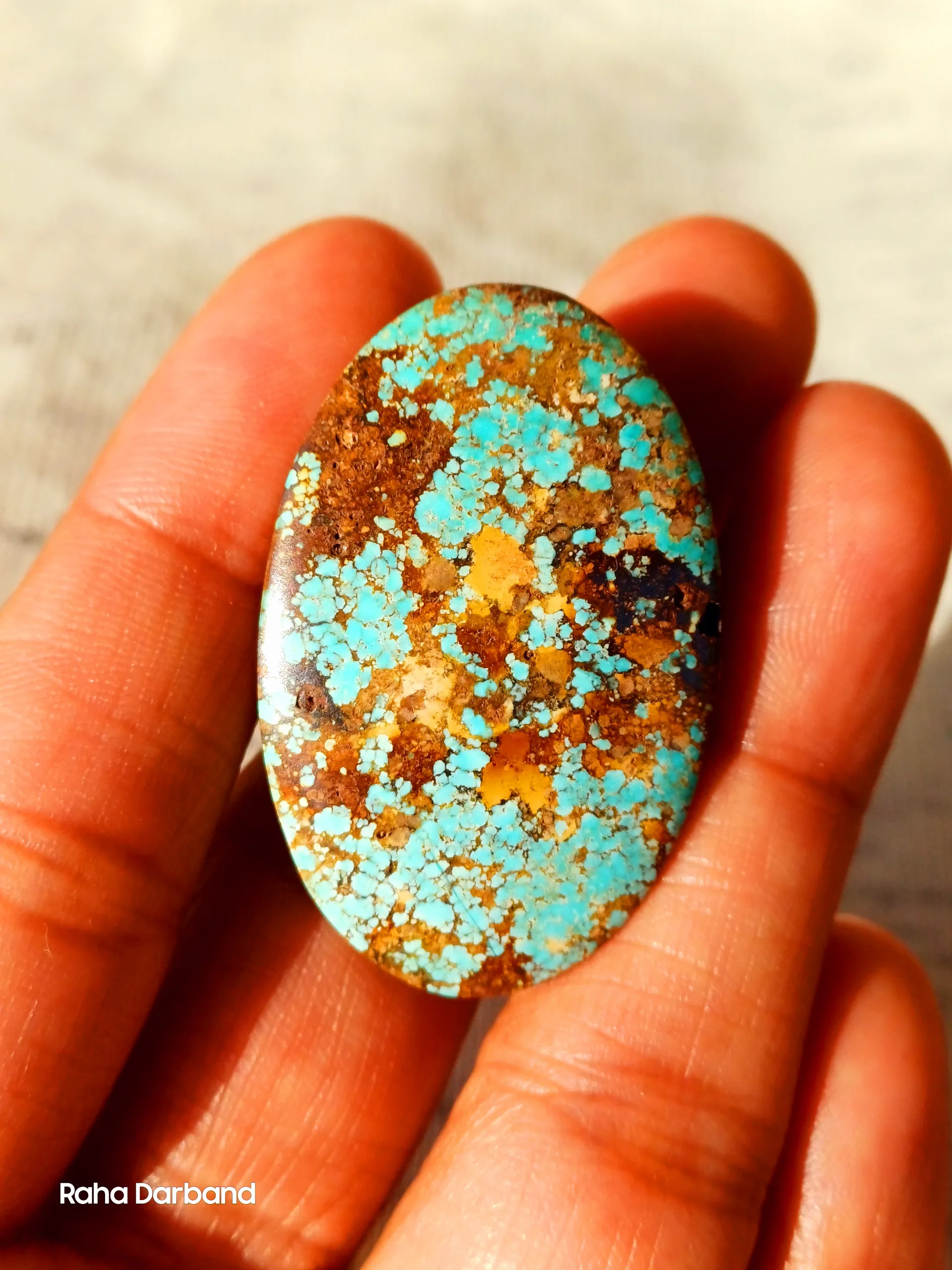 Natural neshabury 006 Neyshabur Natural Turquoise - N-006 - Image 1