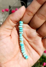 Neyshabur Turquoise Beads Strand - T-01 - Image 5