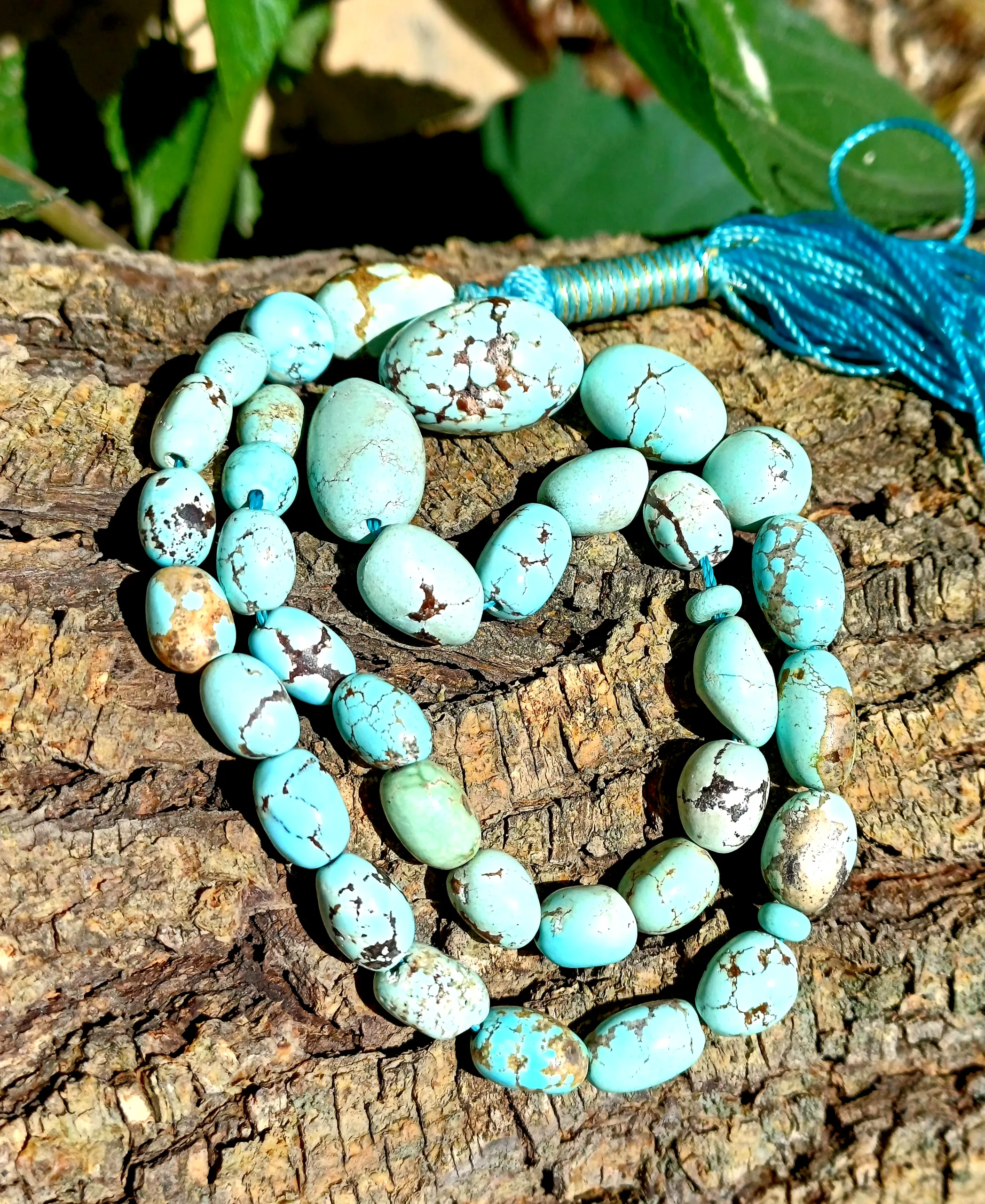 Turquoise prayer beads of neshabur T 03 Neyshabur Turquoise Tasbih - T-03 - Image 1