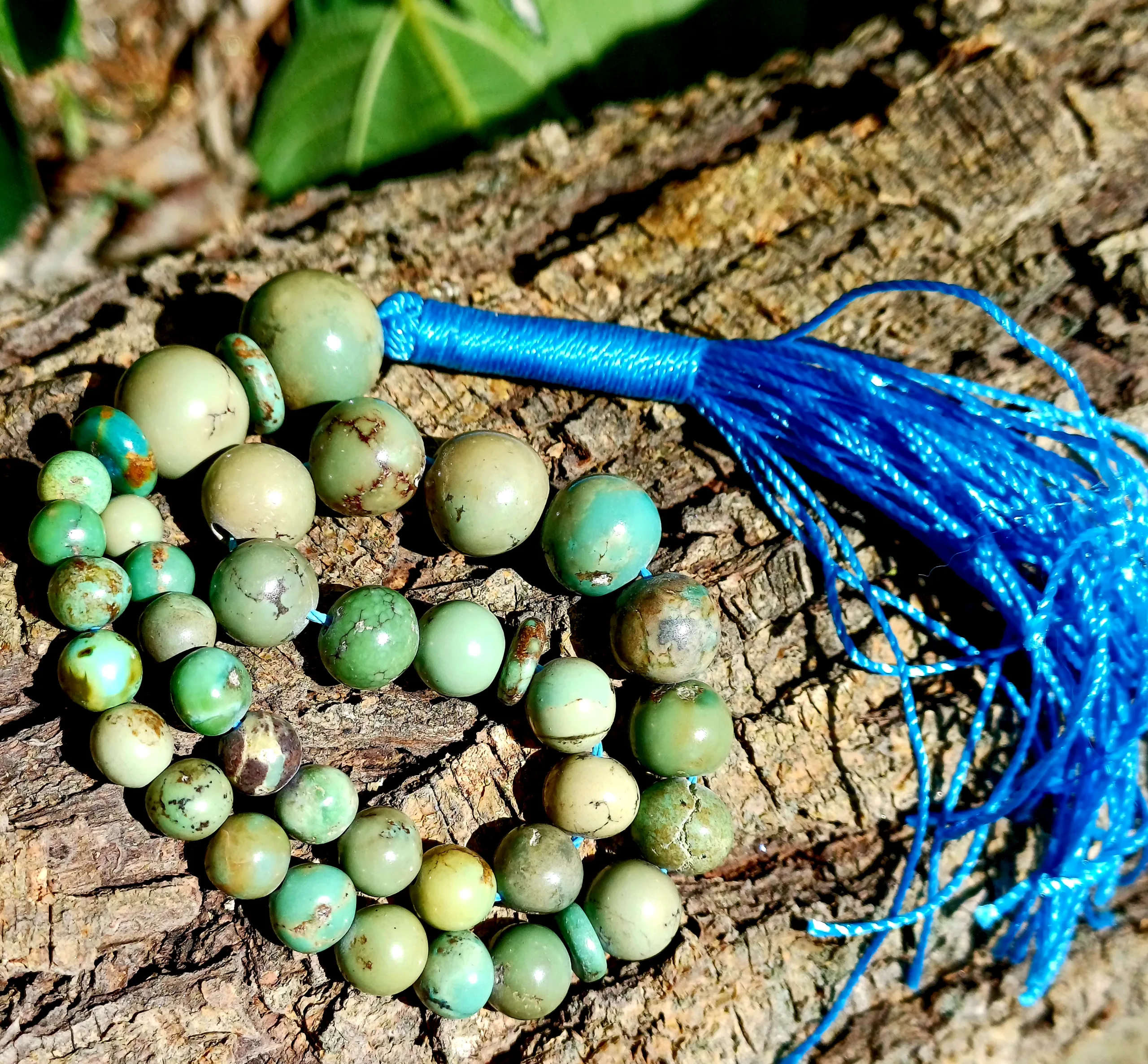 Turquoise prayer beads of neshabur T 05 Neyshabur Turquoise Tasbih - T-05 - Image 1
