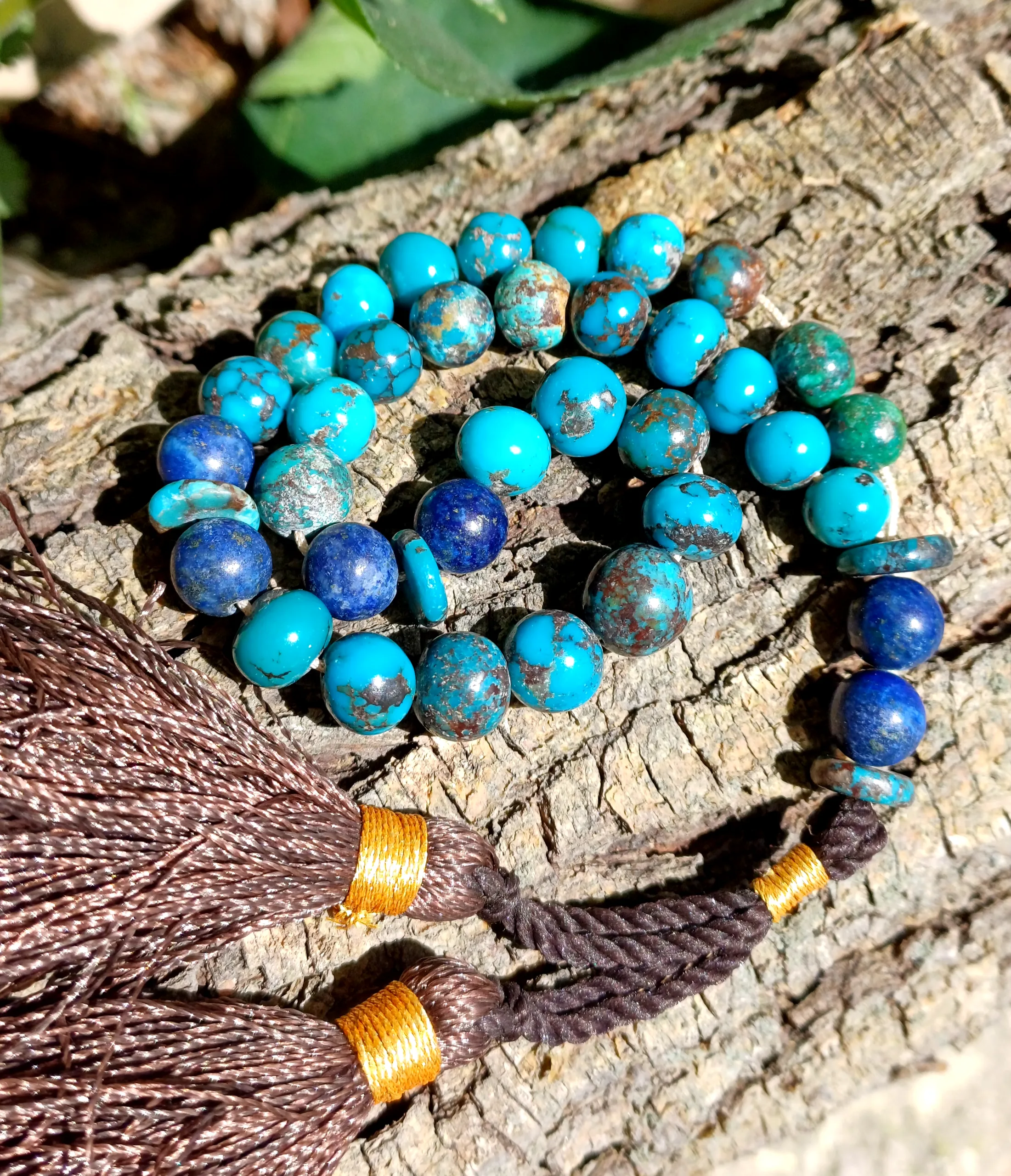 Turquoise prayer beads of neshabur T 07 Neyshabur Turquoise Tasbih - T-07 - Image 1