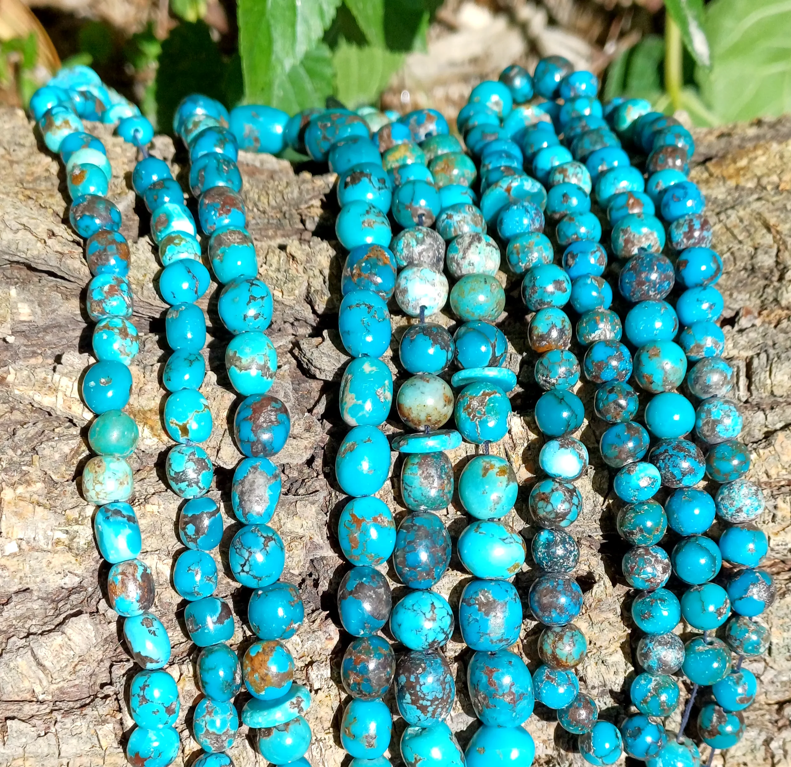 Turquoise prayer beads of neshabur T 14 Neyshabur Turquoise Tasbih - T-14 - Image 1